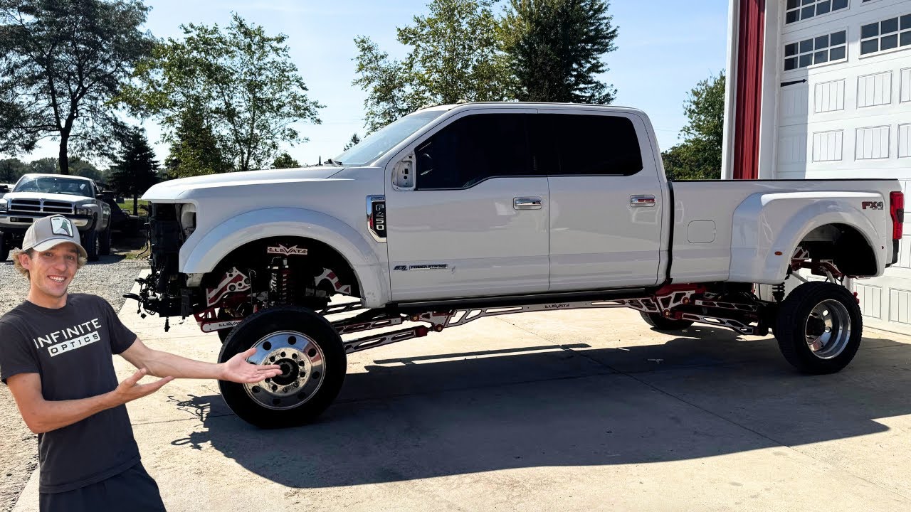 F450 Power Stroke Gets A $35,000 Lift Kit! 
