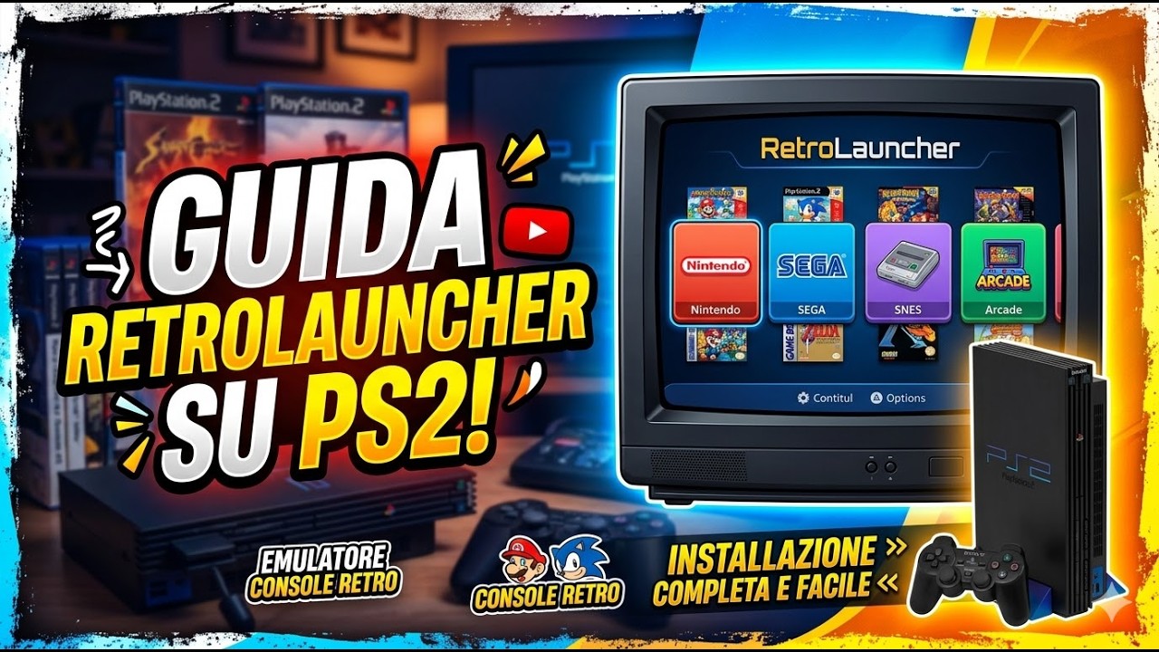 Trasforma la tua PS2 nella Console Retro DEFINITIVA! (Guida RetroLauncher)
