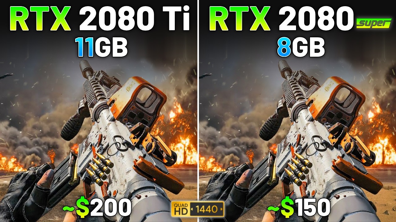 RTX 2080 Ti против RTX 2080 SUPER в 2026 году | Тест в 15 играх | 1440p