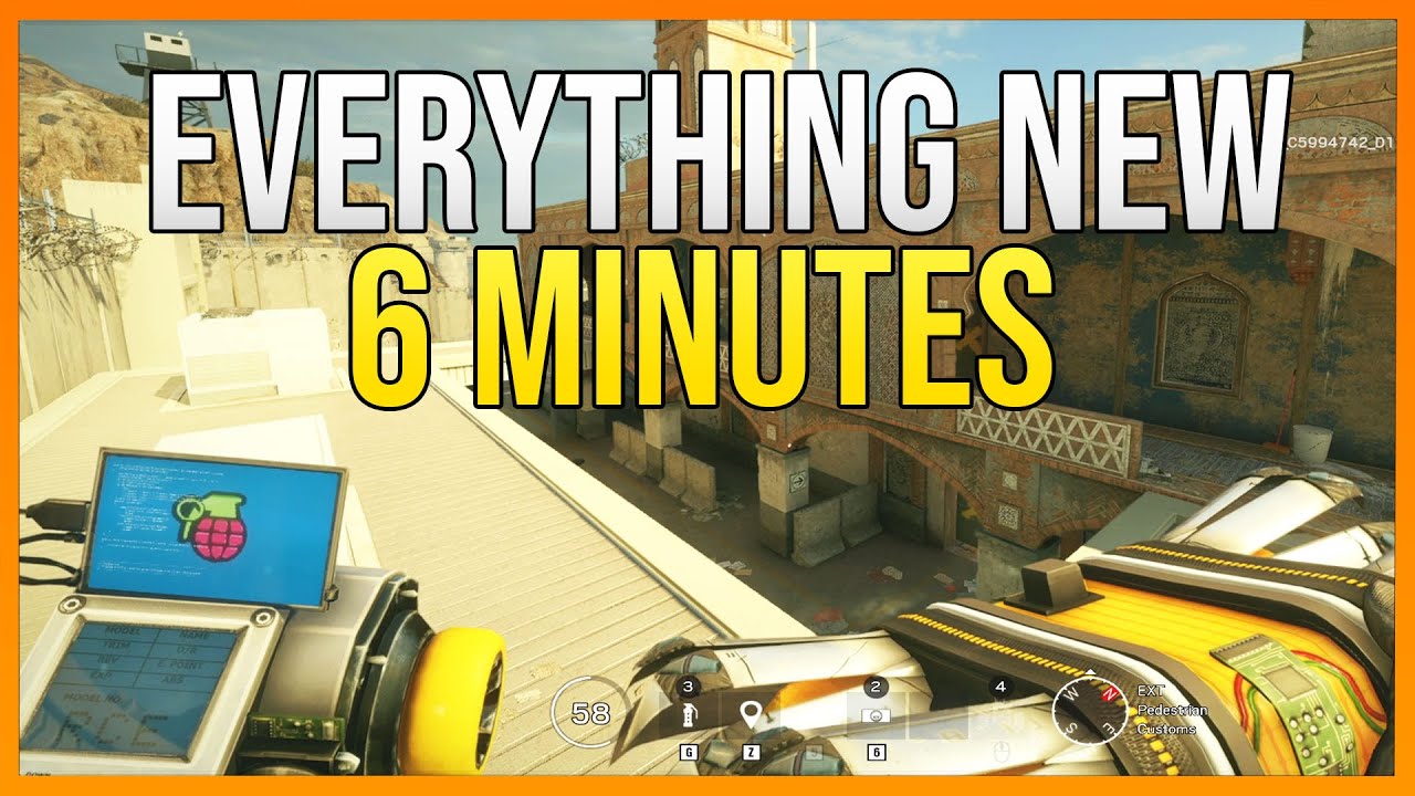 EVERYTHING YEAR 6 in 6 MINUTES (Including Crimson Heist) - Rainbow Six Siege