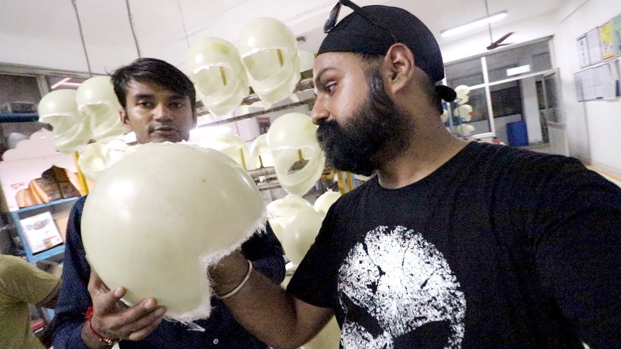 How MOTORCYCLE HELMETS are Made ?