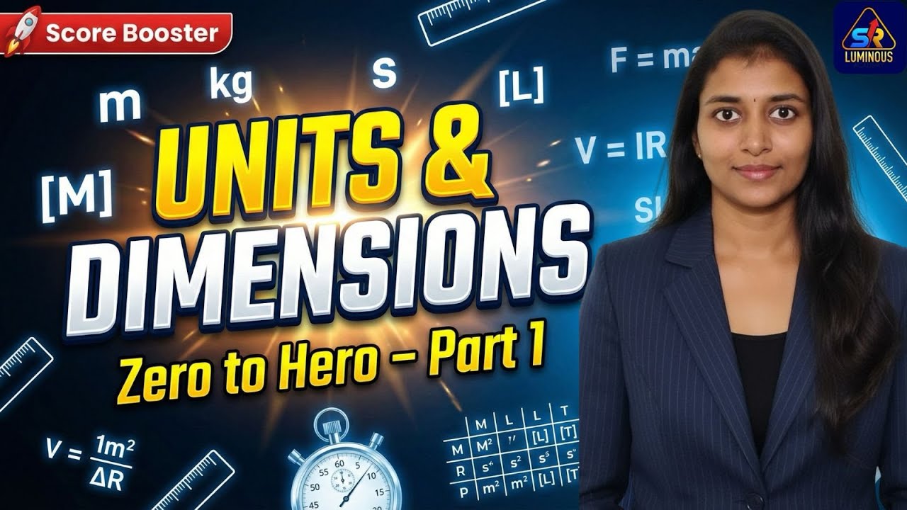 Units and Dimensions Explained in Tamil | Physics Basics for NEET 2026 PART 1