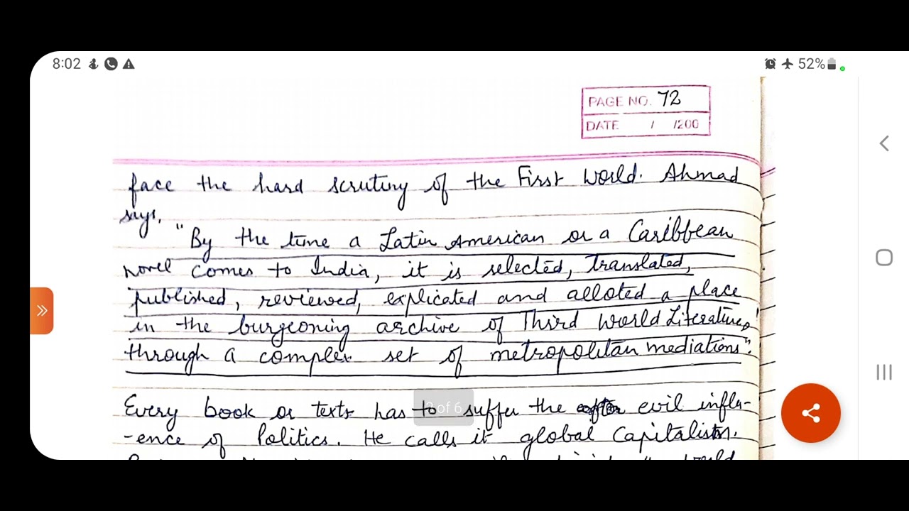 Aijaz Ahmad's Literary theory and third world literature