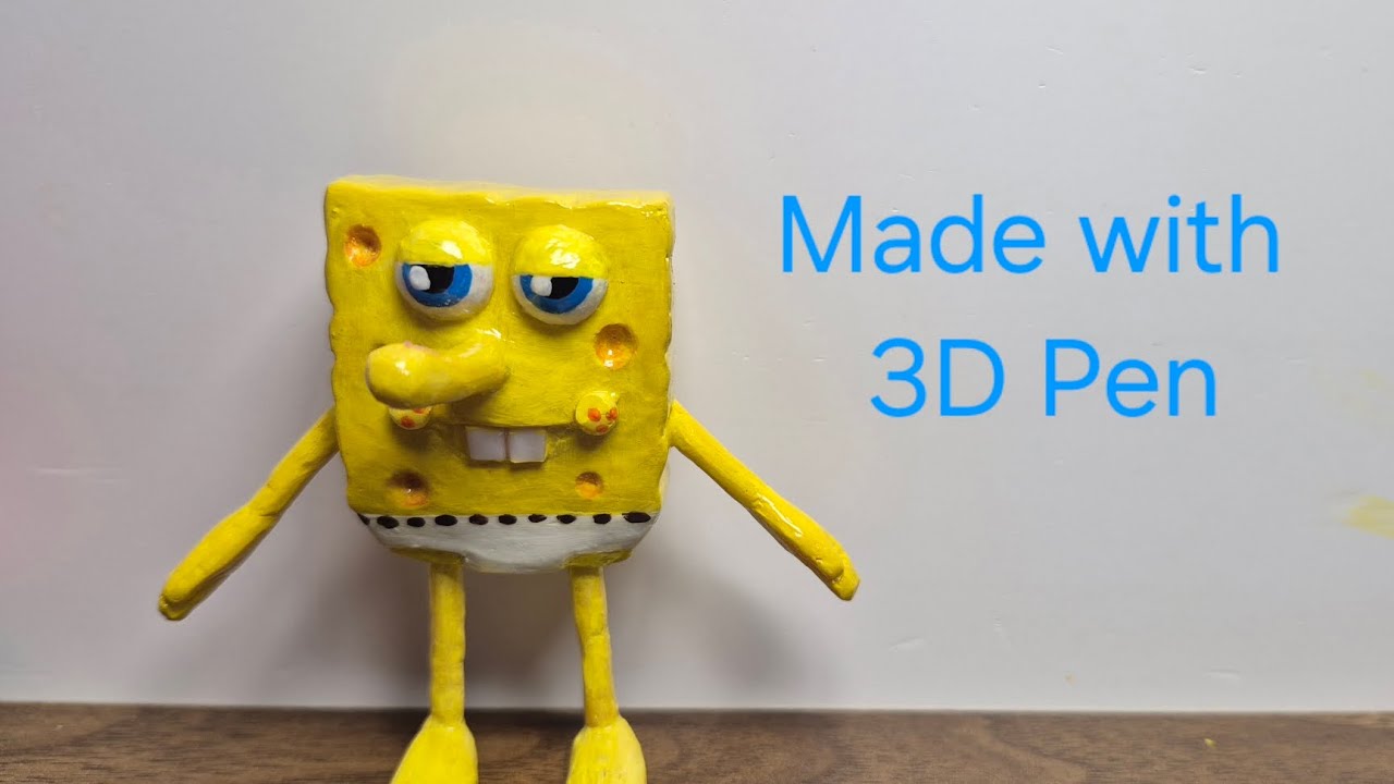 Making SpongeBob with a 3D Pen ✏️