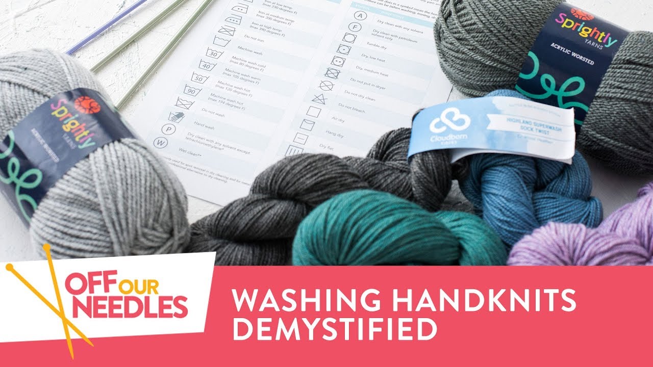 Decoding Yarn Label Laundry Symbols: Machine Washing, Drying & More | Off Our Needles S3E6