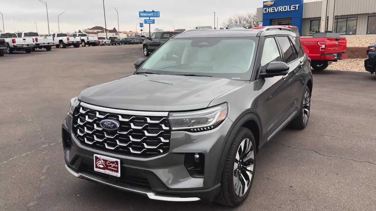 2025 Ford Explorer Platinum - Carbonized Gray Metallic - Miles 15,911 - Stock #: P2613