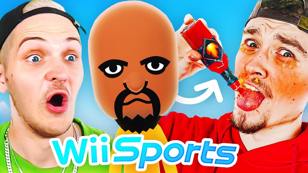 Der VERLIERER muss CHILI-SOẞE TRINKEN in Wii Sports!