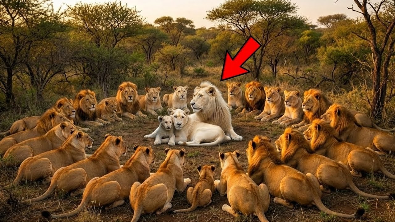 They Were Lost, But the White Lion Family Never Lost Each Other