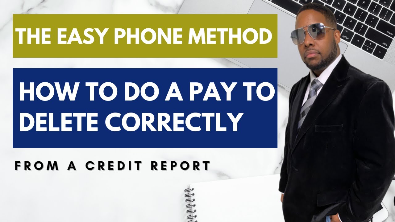 Collections Pay To Delete | Pay To Delete Charge Off | Fast