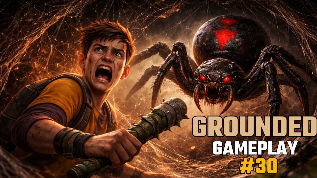 GROUNDED #–30  ENFRENTEI A VIÚVA NEGRA MAIS FORTE DO JOGO! ☠️🕷️ (QUASE MORRI)
