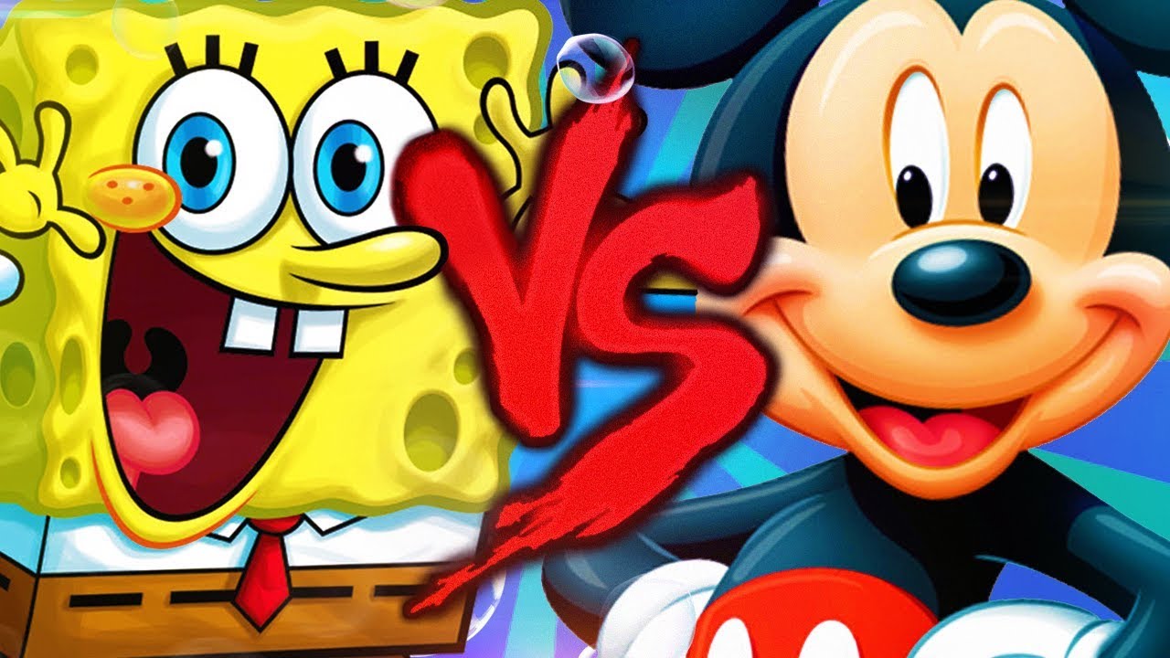 Bob Esponja VS. Mickey Mouse | Duelo de Tit&atilde;s Part. Tec Plays