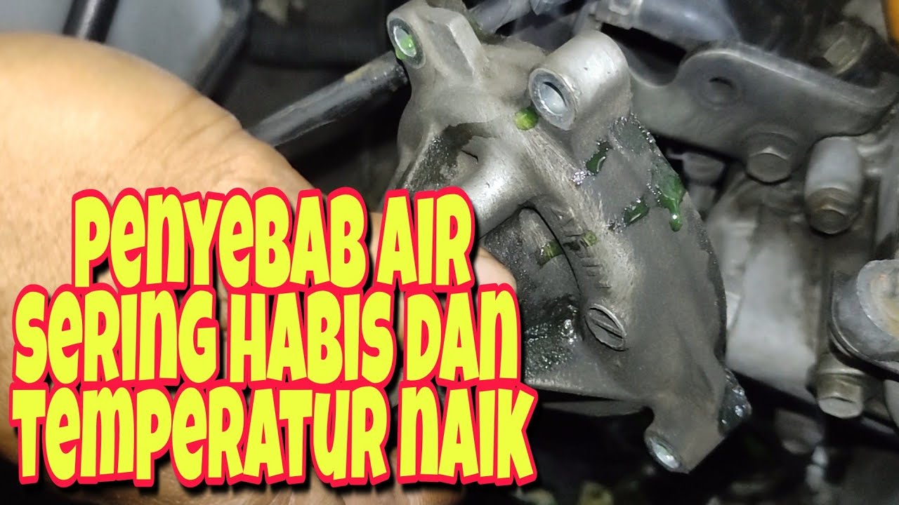 CARA GANTI WATER PUMP TOYOTA AVANZA !!