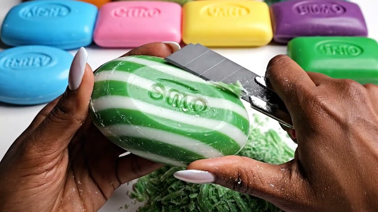 Dry Soap Cutting ASMR | Stress Relief (Ultra Satisfying)