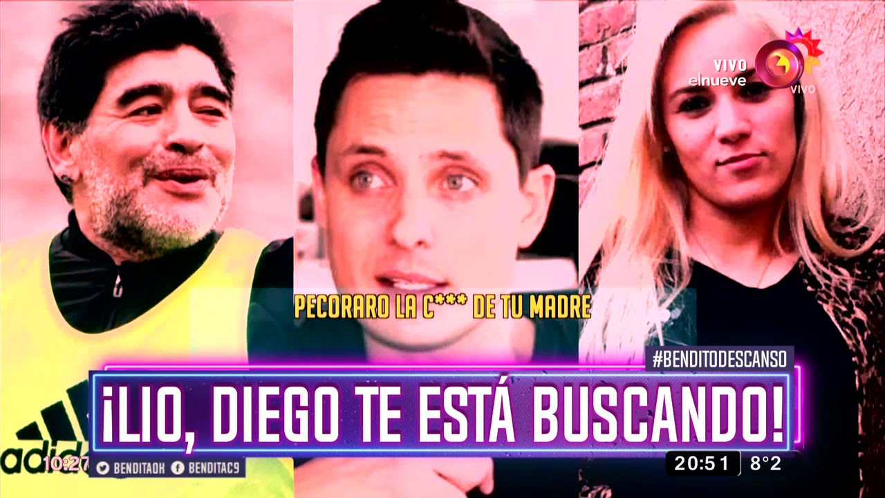 ¡Lío, Diego te está buscando!