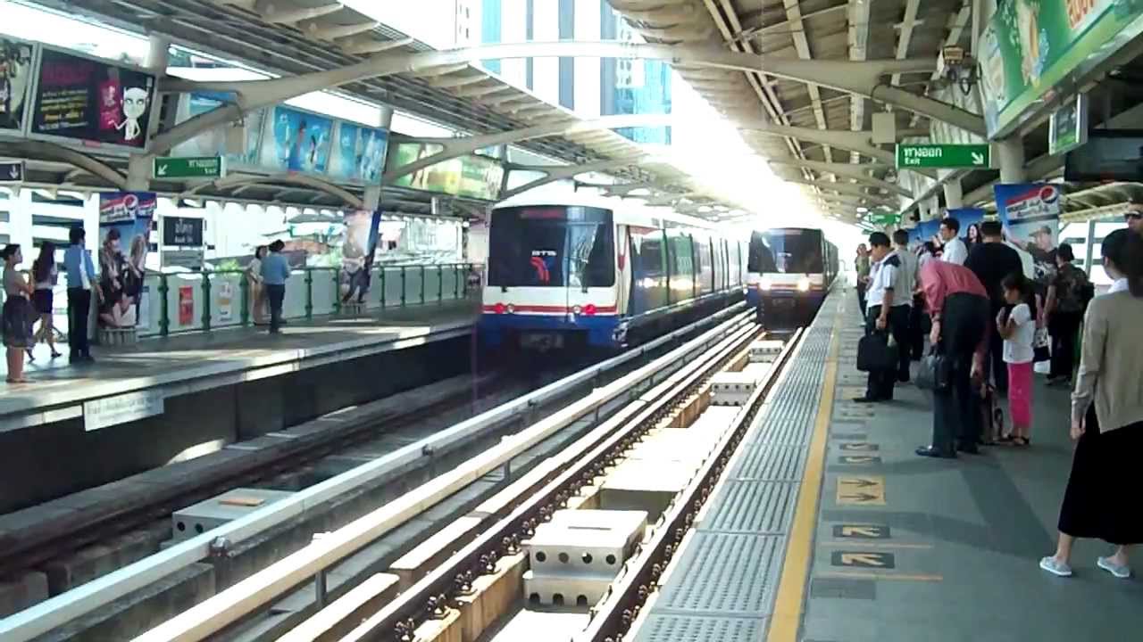 Metro and Skytrains in Bangkok, Thailand