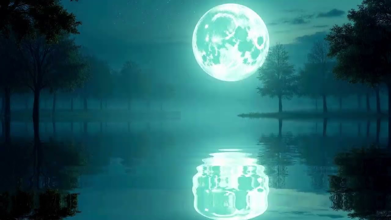 12 Hours | Moon 🌙⛈️ | Thunderstorm Sleep Sounds (No Mid-Rolls)