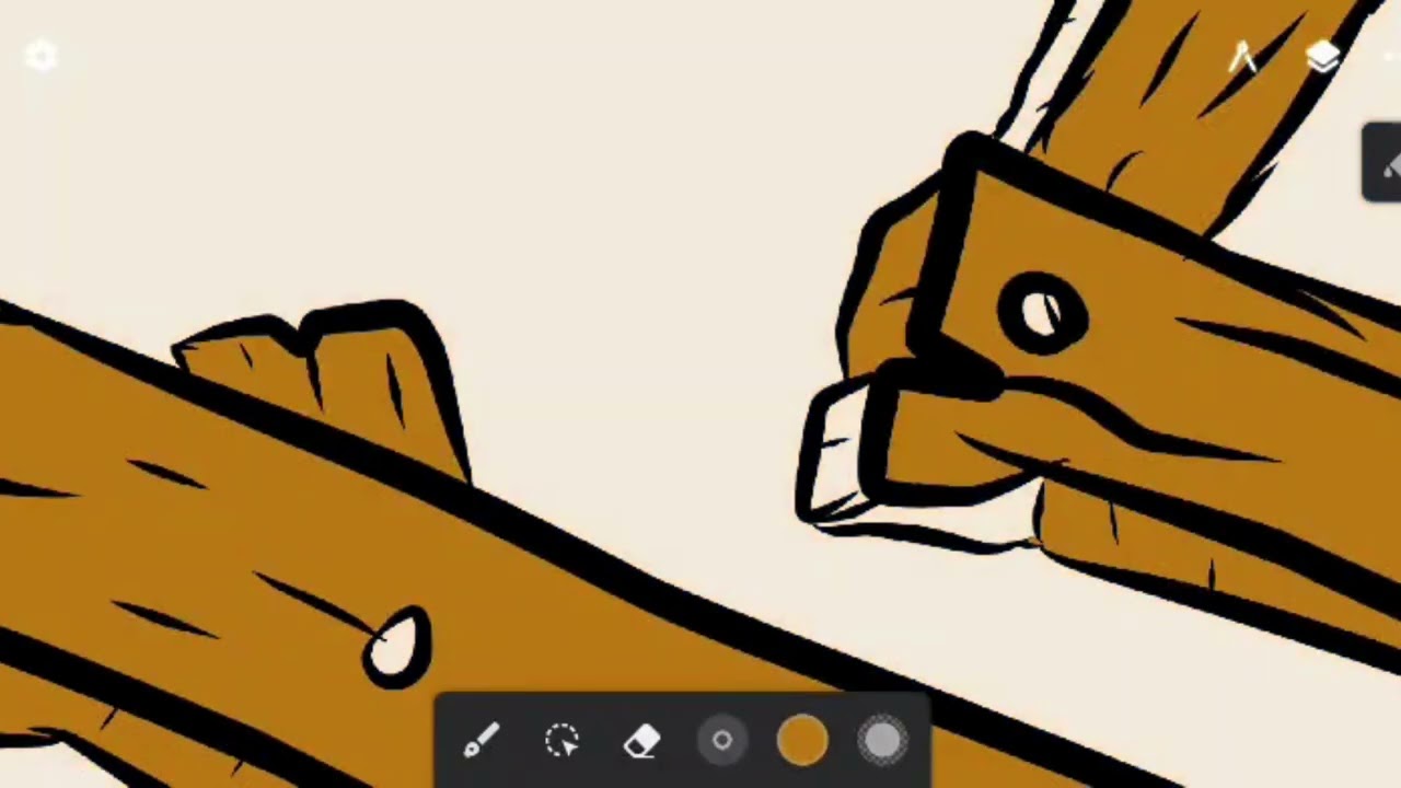 Como desenhar um nome com efeito no celular usando aplicativo Infinite Design 