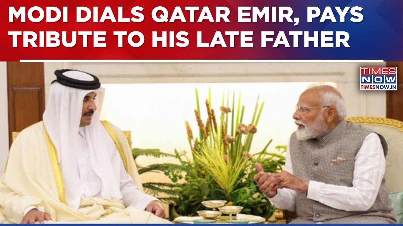 India's Modi, Qatar Emir Speak: PM Expresses Condolences, Pays Tribute To Late Sheikh Hamad Al Thani