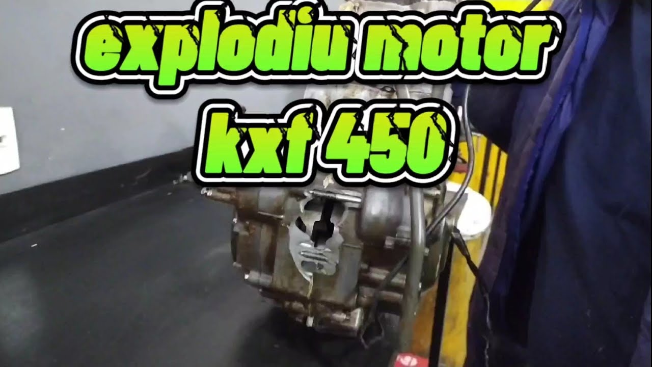 COMPREI UMA KXF450 COM O MOTOR EXPLODIDO😱