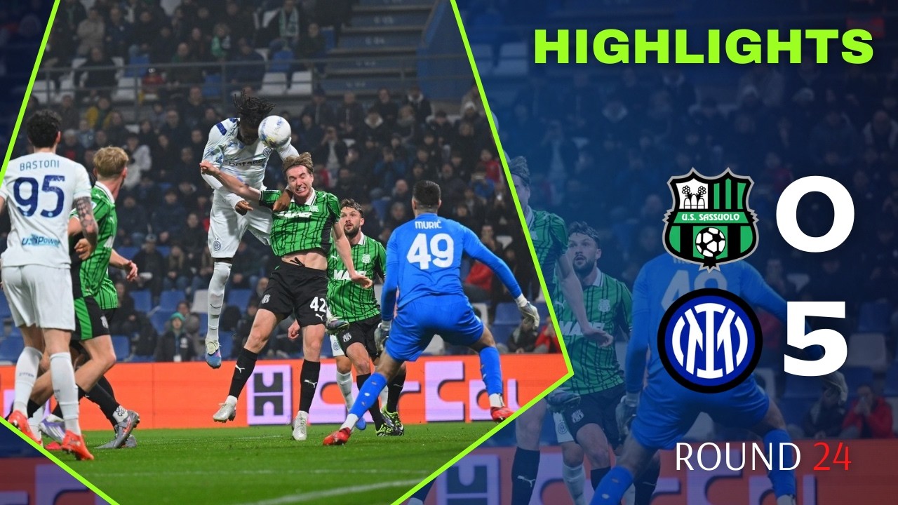 Sassuolo vs Inter | 0-5 | Highlights | Serie A 2025-26 | sassuolo inter