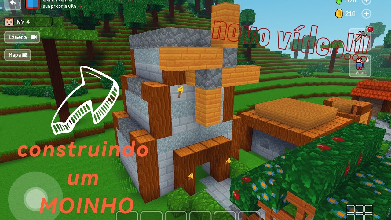 Construindo um moinho no mine copia ep 1