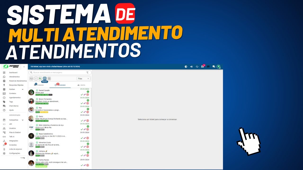 Sistema Multi Atendimento Atendimentos