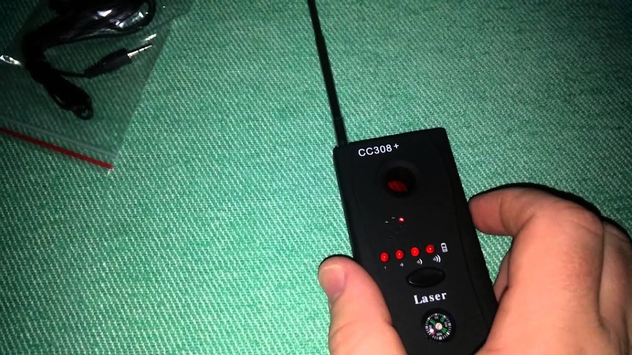 устройство для поиска скрытых камер и микрофонов CC308+