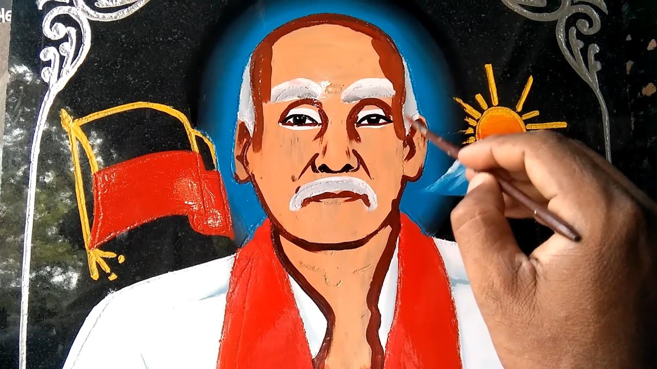Portrait Painting simple method@balajarts