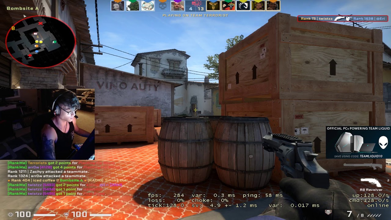 Twistzz plays retake server 46kills
