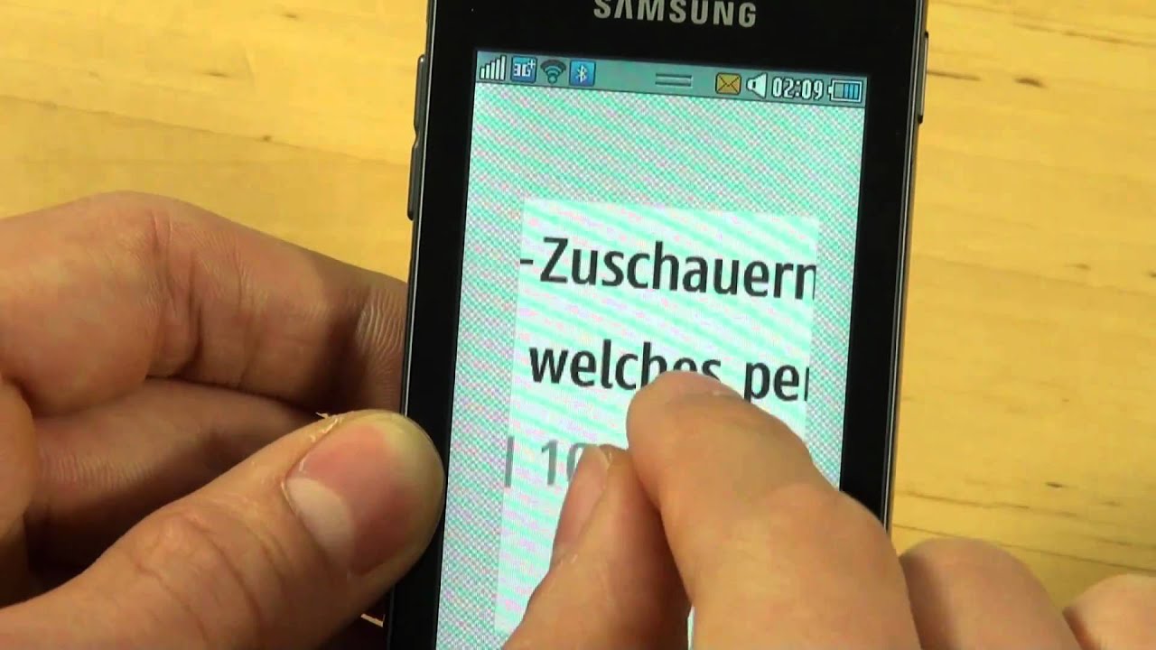 Samsung S7230 Wave 723 Test Internet