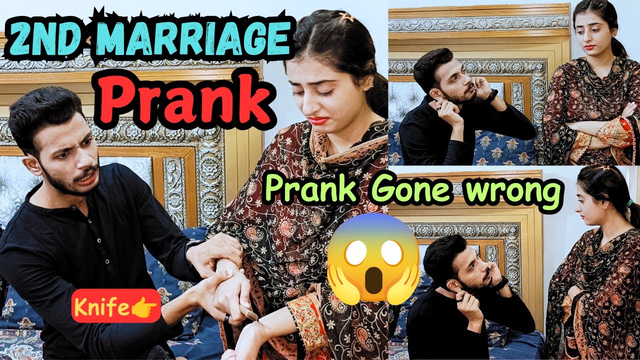 2nd Marriage Prank on Wife || Prank gone wrong 😱