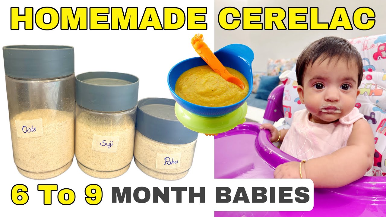 3 Homemade Cerelac for 6 to 9 months babies | Healthy Baby Food Roshanankita #cerelac #cerelacrecipe