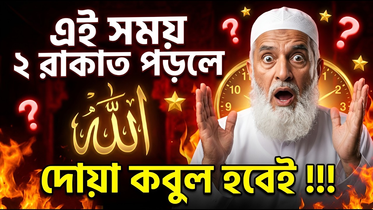 কোন সময়  ২ রাকাত নামাজ পড়লে আল্লাহ কোনো দোয়া ফেরত দেন না