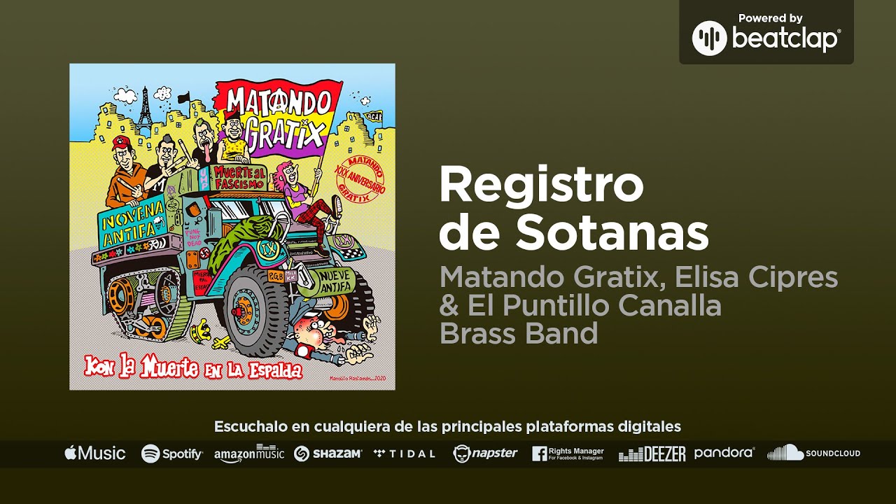 Matando Gratix, Elisa Cipres & El Puntillo Canalla Brass Band - Registro de Sotanas