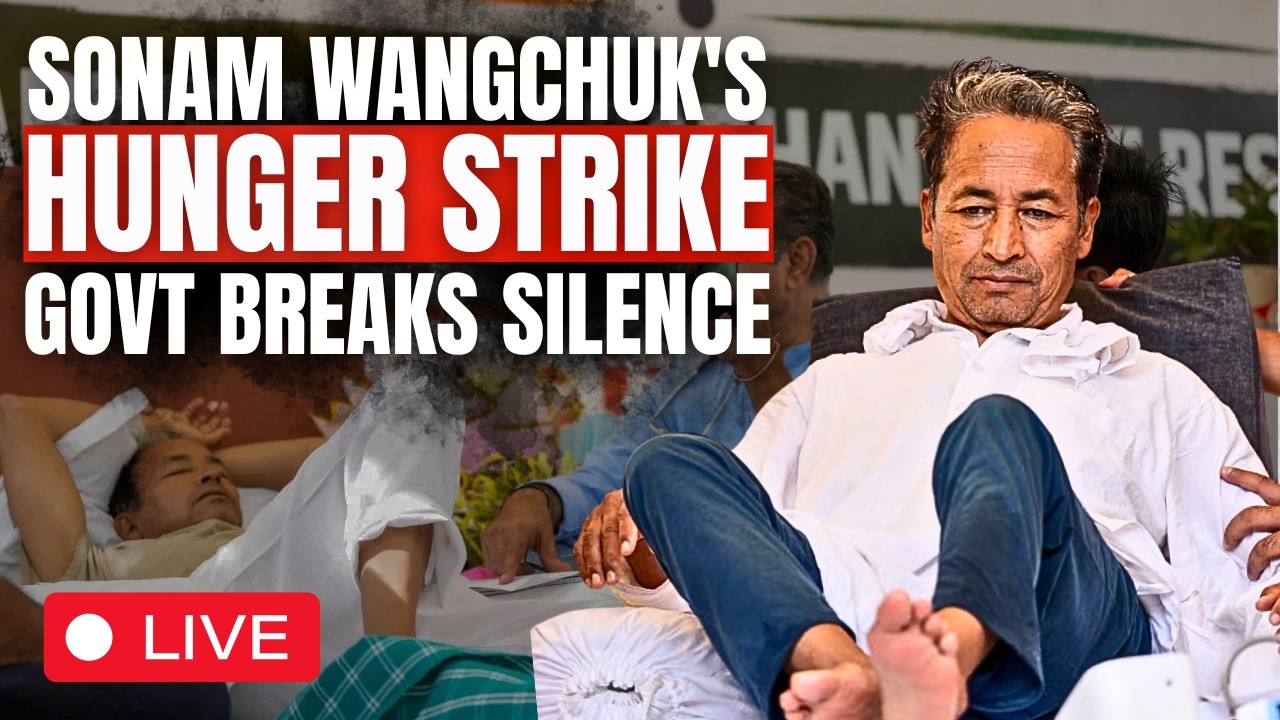 Sonam Wangchuk Hunger Strike: Govt Breaks Silence on Wangchuk's Hunger Strike | CJP Protests LIVE