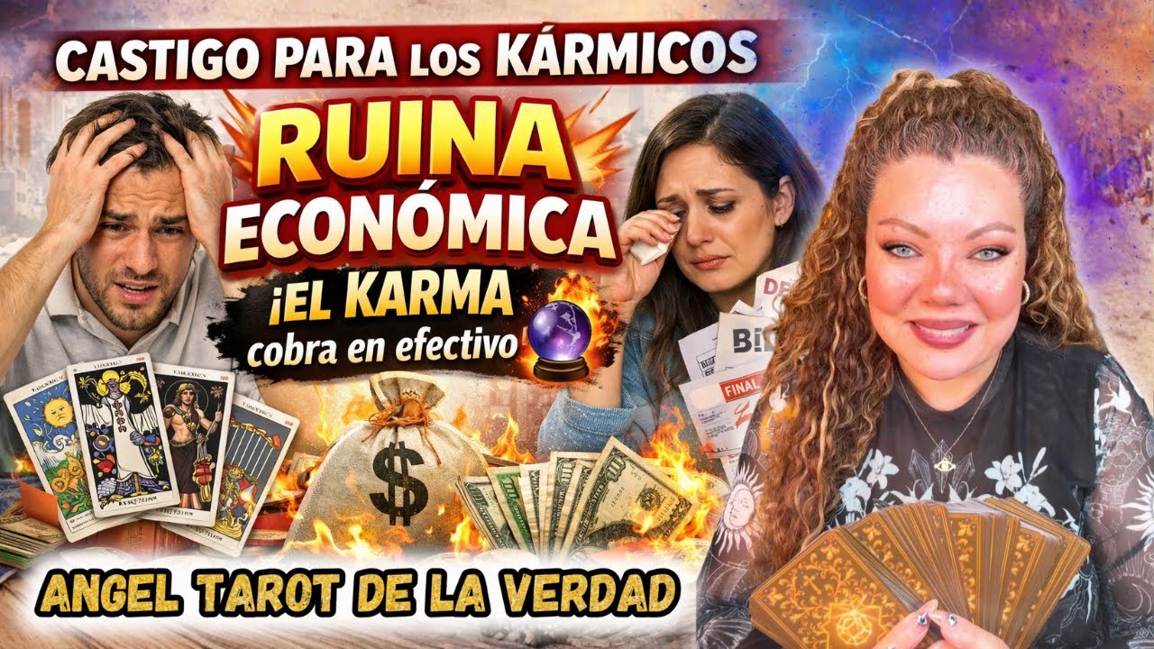 🔮KÁRMICOS EN APUROS💥RUINA ECONÓMICA POR SU MALDAD❌EL KARMA LES COBRA EN EFECTIVO🔮