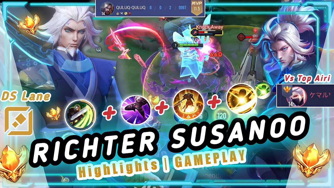 Riktor Susanoo Gameplay | Richter Susanoo Highlight | AoV Richter - ARENA OF VALOR
