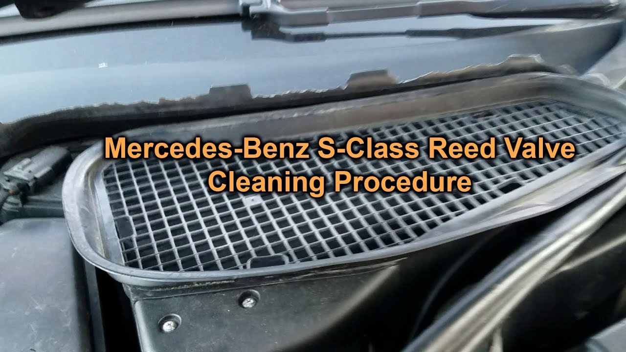 W220 Mercedes Reed Valve Cleaning Procedure
