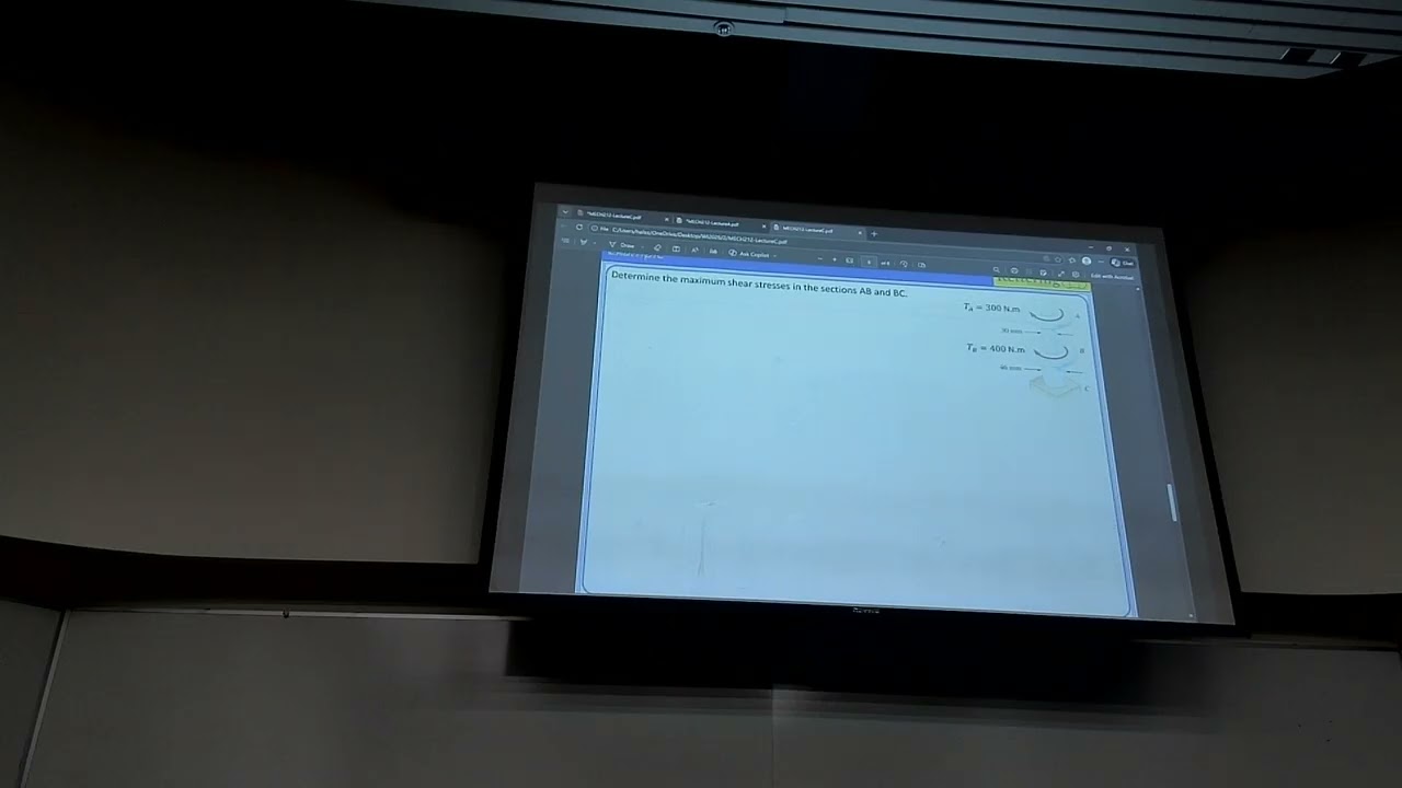 1 30 2026 MECH 212 Mechanics of Materials