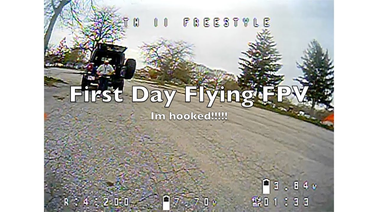 First day flying FPV with Moblite 7 and Tinyhawk 2 Freestyle