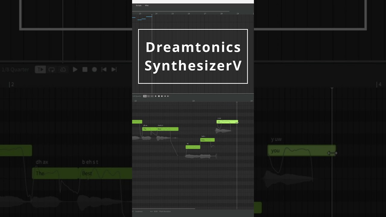 AI Vocals - Dreamtonics Synthesizer V Quick Demo