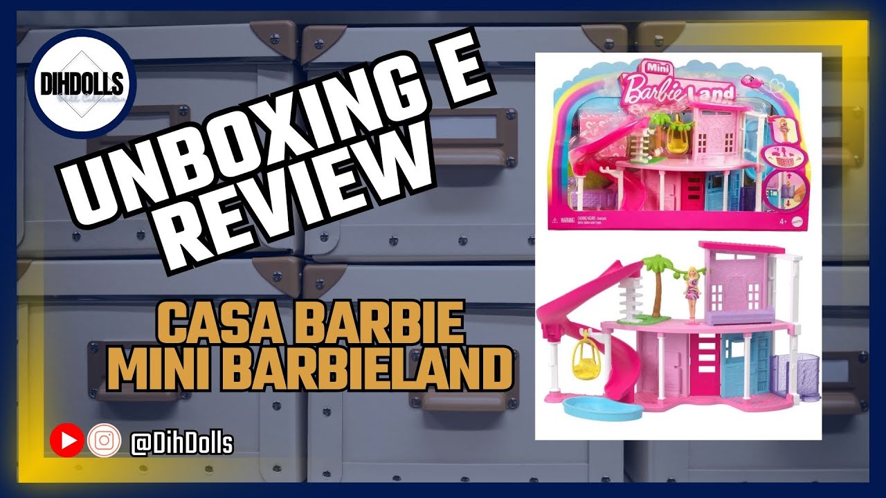 🏠✨ Unboxing + Review da Casa da Mini BarbieLand! ✨🏠