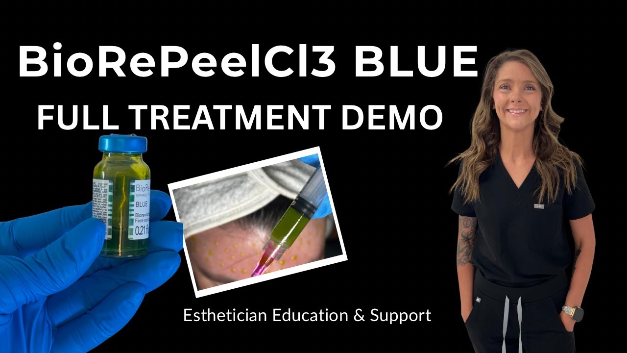 BioRePeel Blue Facial | Full Step-By-Step Treatment Demo