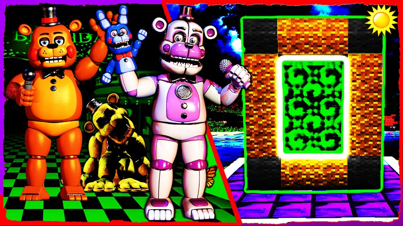 Minecraft FNAF - How to Make a Portal to FREDDY DIMENSION