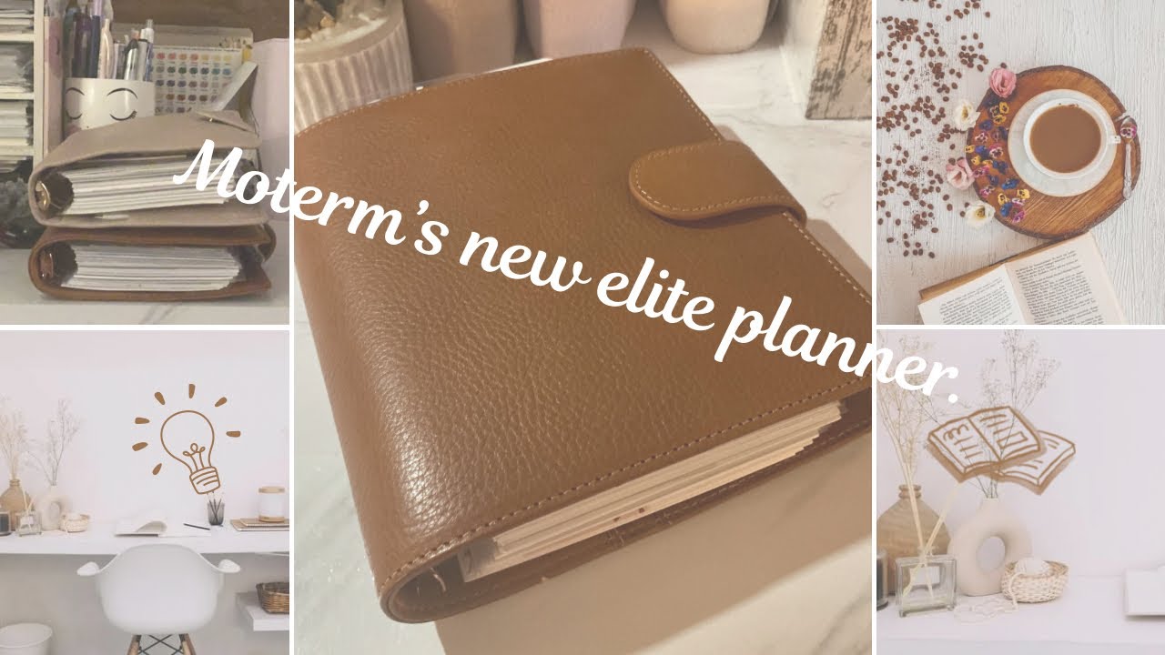 Moterm’s new elite personal wide planner with Franklin Covey compact inserts.