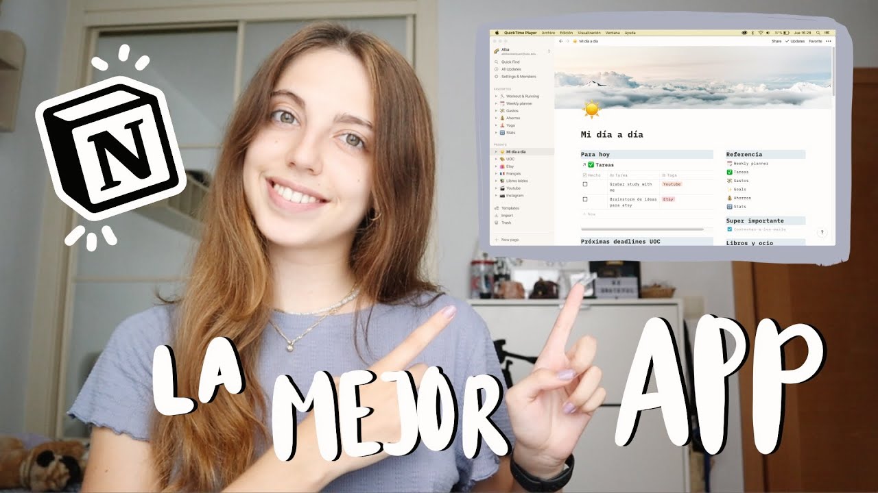 La mejor app de organización gratis: tour en mi Notion