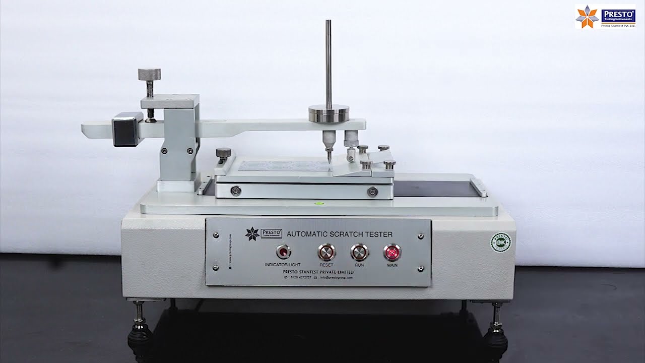 AUTOMATIC SCRATCH TESTER