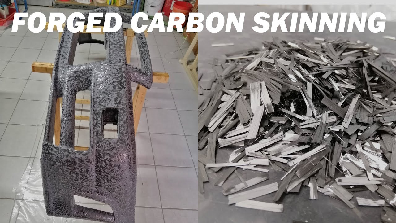 Forged Carbon Fiber Skinning  my R34 Z-Tune bumper - DIY Chopped Carbon