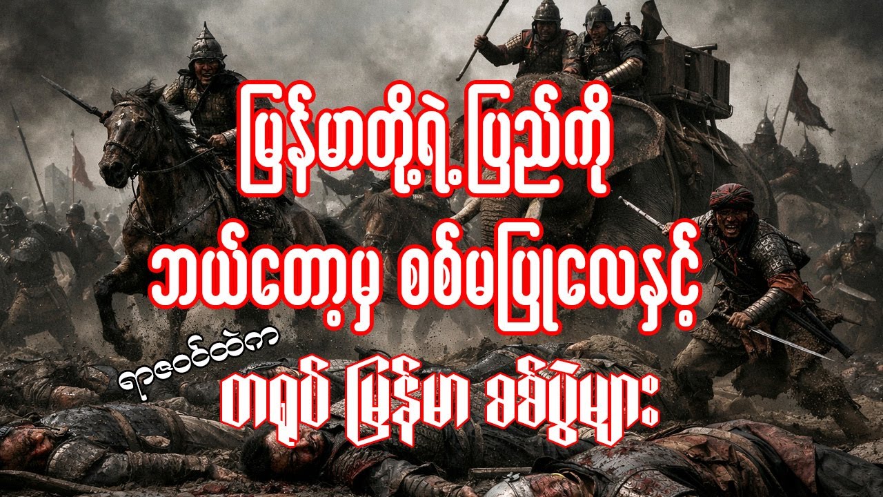 မြန်မာတို့ရဲ့ပြည်ကို ဘယ်တော့မှစစ်မပြုလေနှင့်