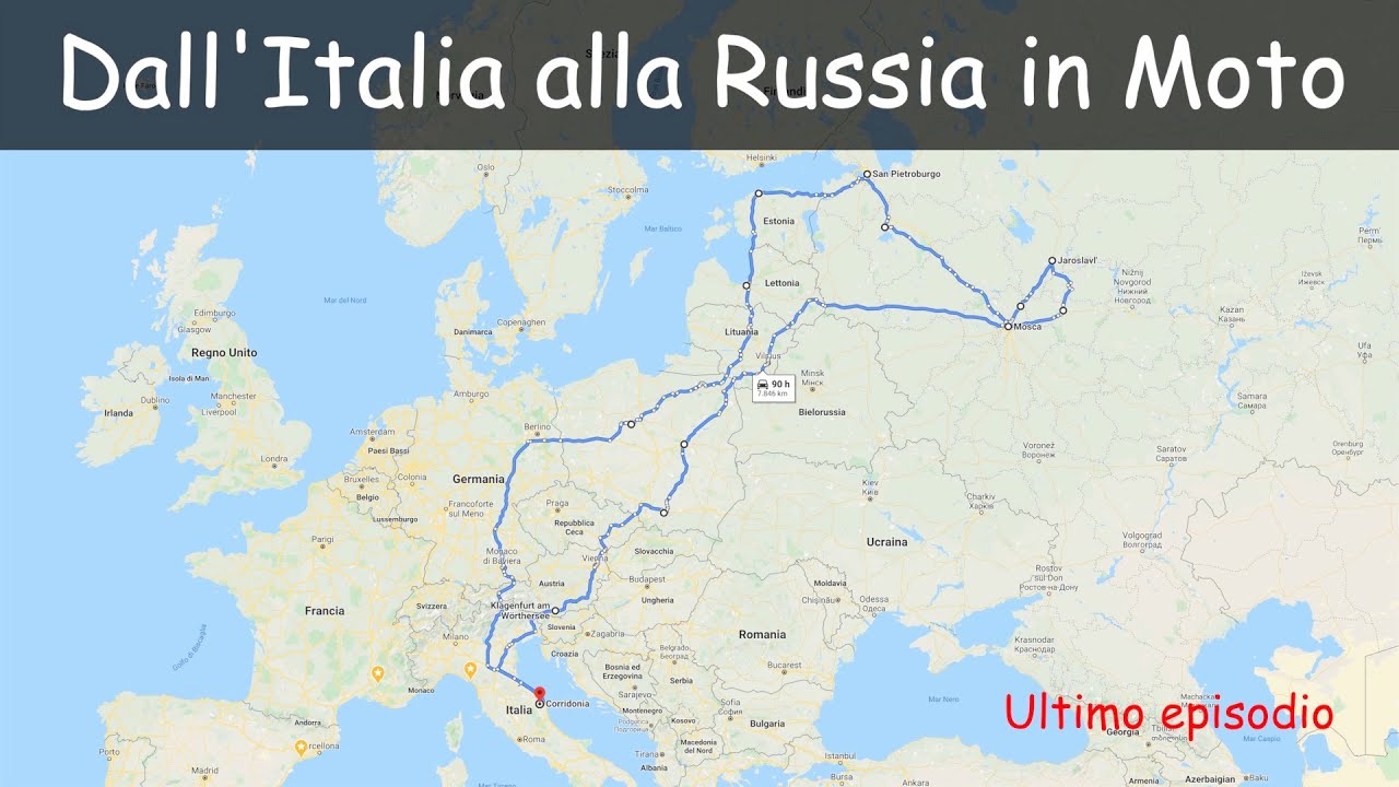 VIAGGIO DALL'ITALIA ALLA RUSSIA IN MOTO tappa finale Berlino-casa YAMAHA SUPERTENERE 1200 Episodio20